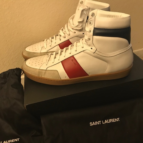 Saint Laurent Other - SAINT LAURENT Suede Hi Court Classic Sneaker